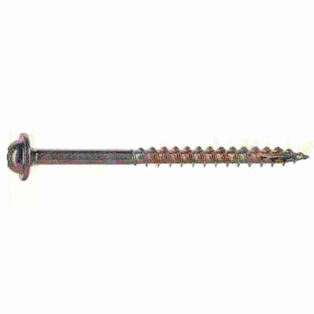 Saberdrive Wood Screw, #9, 2-1/2 in, Zinc Yellow Steel Flange Round Head Torx Drive, 455 PK 50245